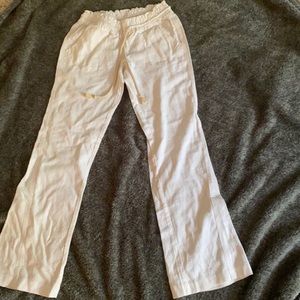 Roxy linen beach pants xs
